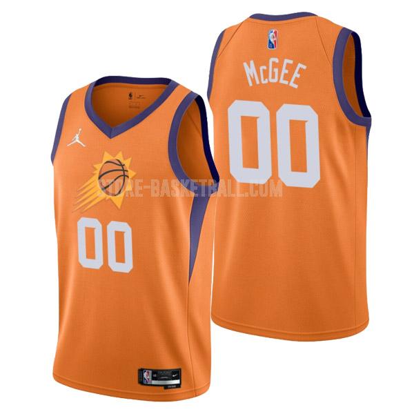 2022 phoenix suns javale mcgee 0 orange statement edition men's replica jersey