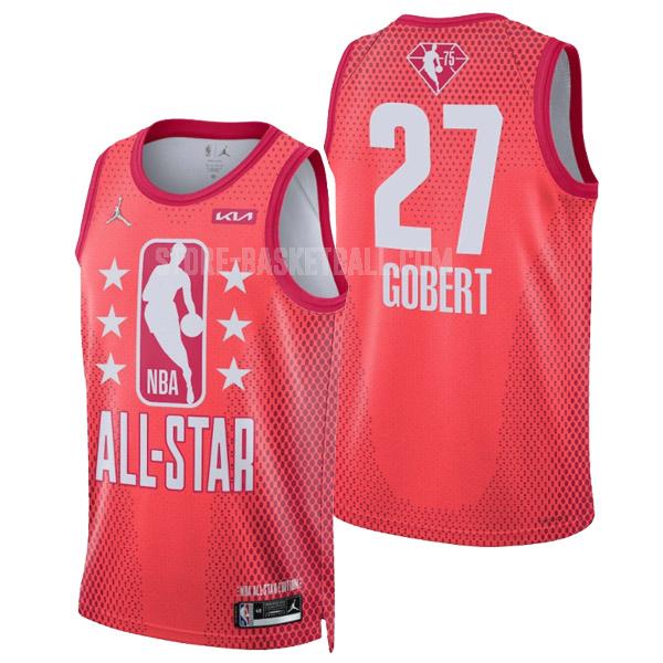 2022 rudy gobert 27 red nba all-star men's replica jersey