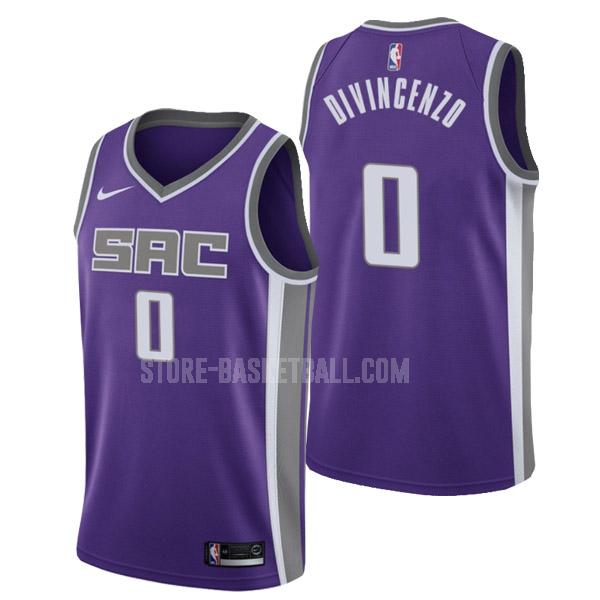 2022 sacramento kings donte divincenzo 0 purple icon edition men's replica jersey