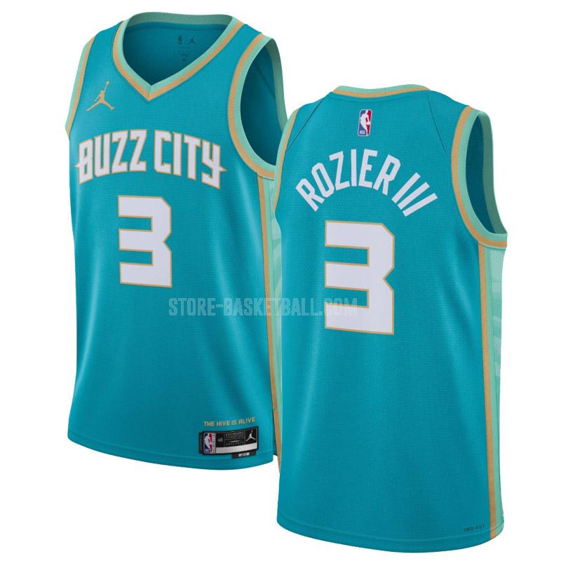 2023-24 charlotte hornets terry william rozier iii 3 teal city edition men's replica jersey