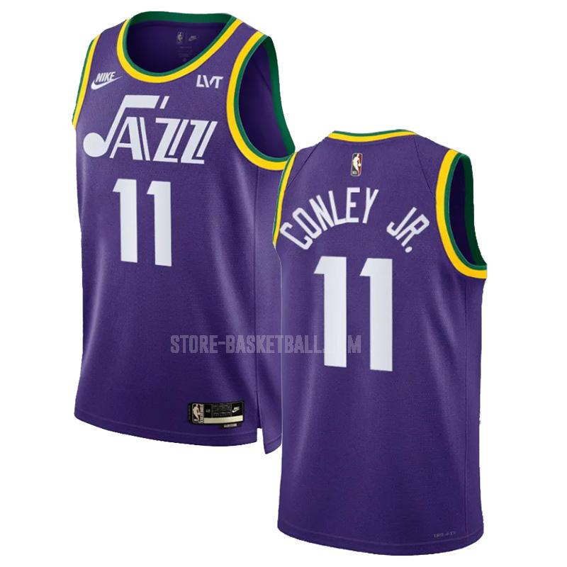 2023-24 utah jazz kris dunn 11 purple classic edition men's replica jersey