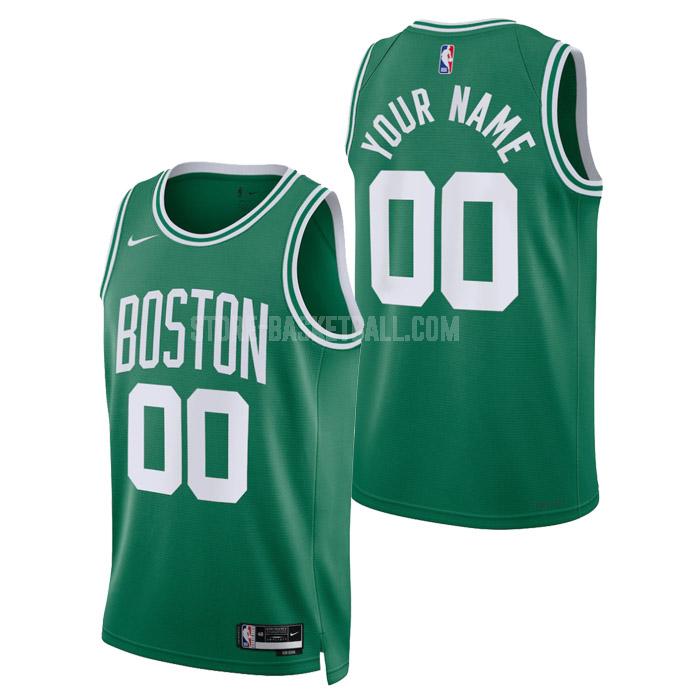 2023 boston celtics custom green icon edition men's replica jersey