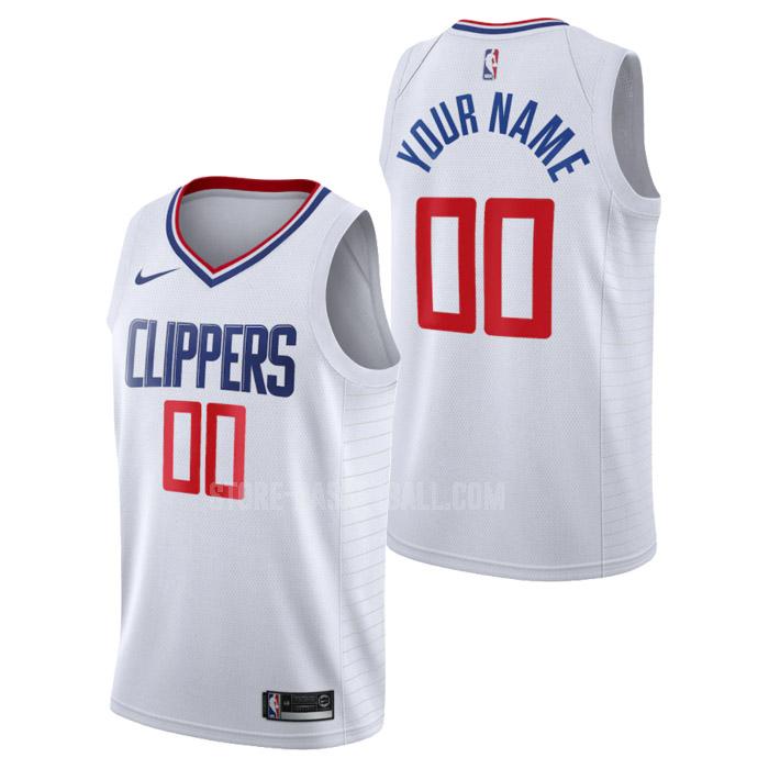2023 los angeles clippers custom white association edition men's replica jersey