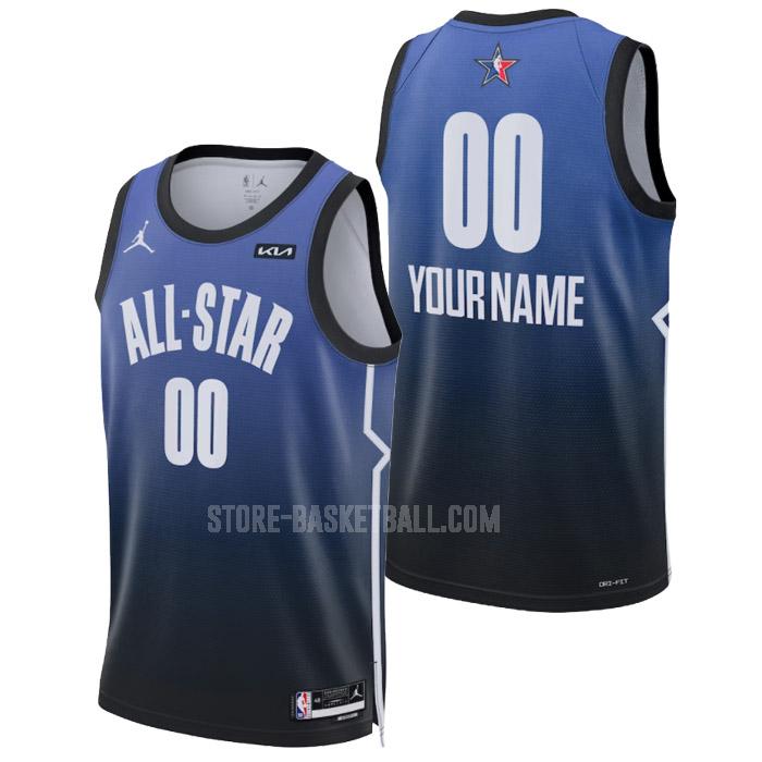 2023 nba all-star custom blue men's replica jersey