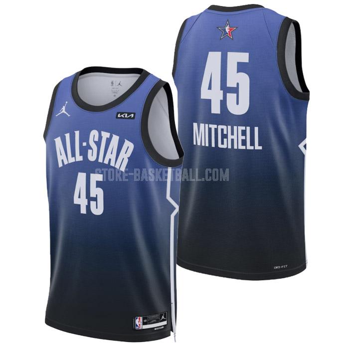 2023 nba all-star donovan mitchell 45 blue men's replica jersey