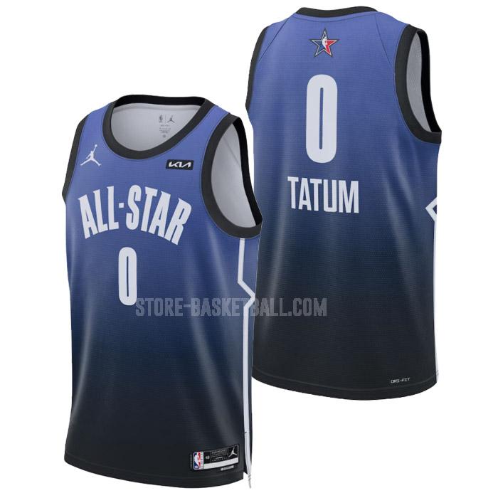 2023 nba all-star jayson tatum 0 blue men's replica jersey