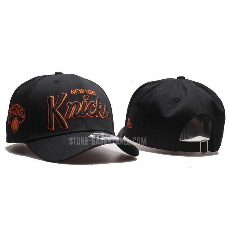 2023 new york knicks black baseball cap