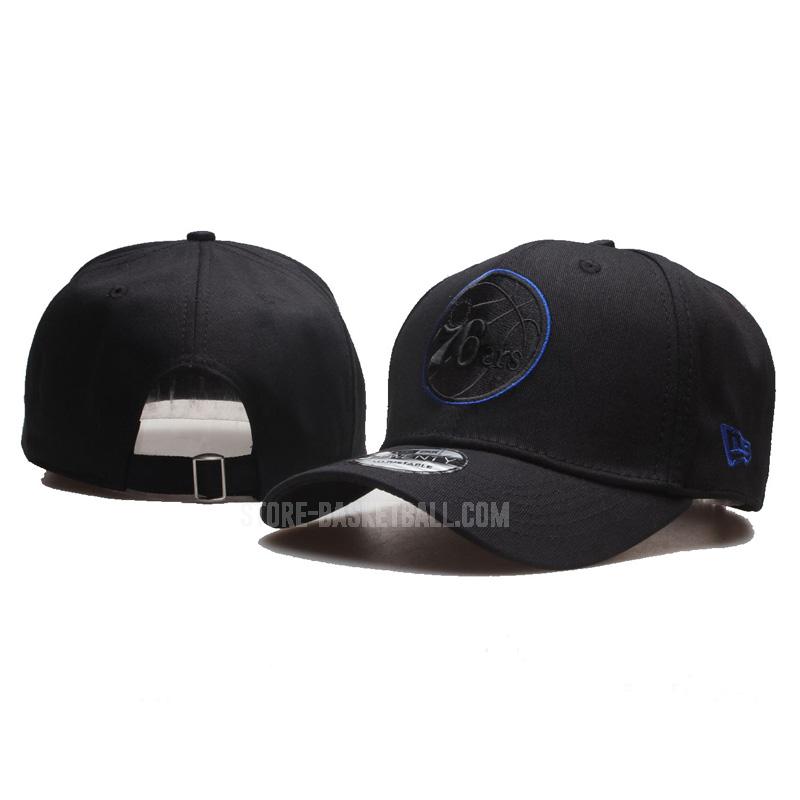 2023 philadelphia 76ers black fc1 baseball cap
