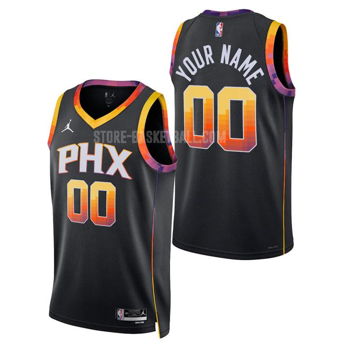 2023 phoenix suns custom black statement edition men's replica jersey