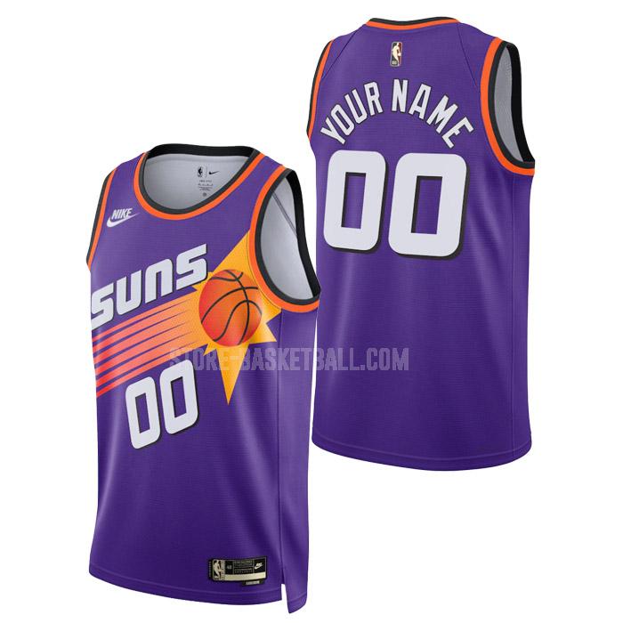 2023 phoenix suns custom purple classic edition men's replica jersey