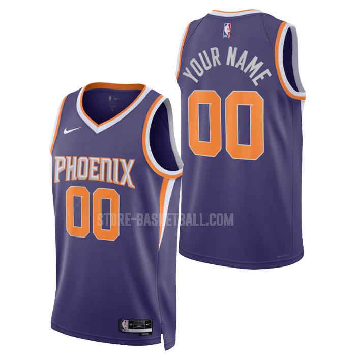 2023 phoenix suns custom purple icon edition men's replica jersey