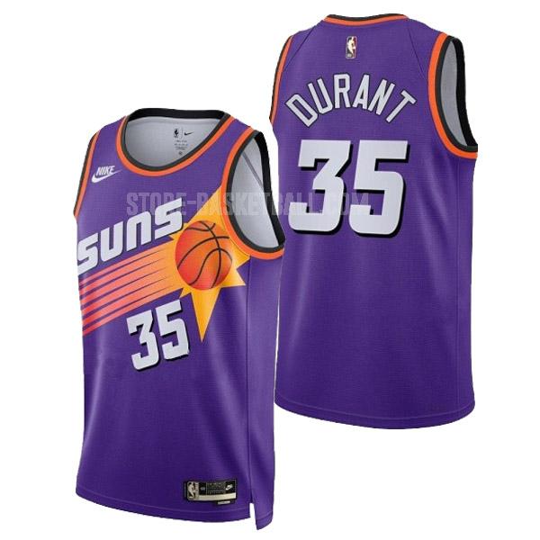 2023 phoenix suns kevin durant 35 purple classic edition men's replica jersey