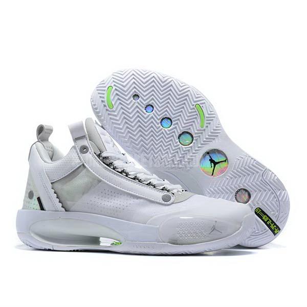 bkt124 white xxxiv 34 low men's air jordan basketball shoes
