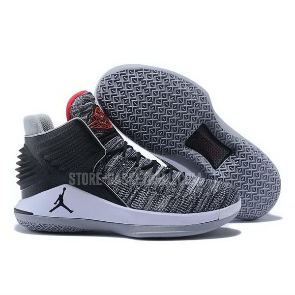 bkt128 grey xxxii 32 men's air jordan basketball shoes