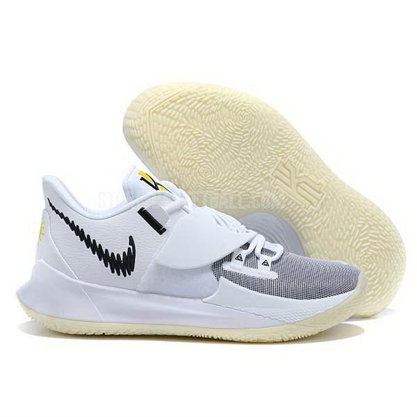 bkt1291 white kyrie low 3 men's nike basketball shoes