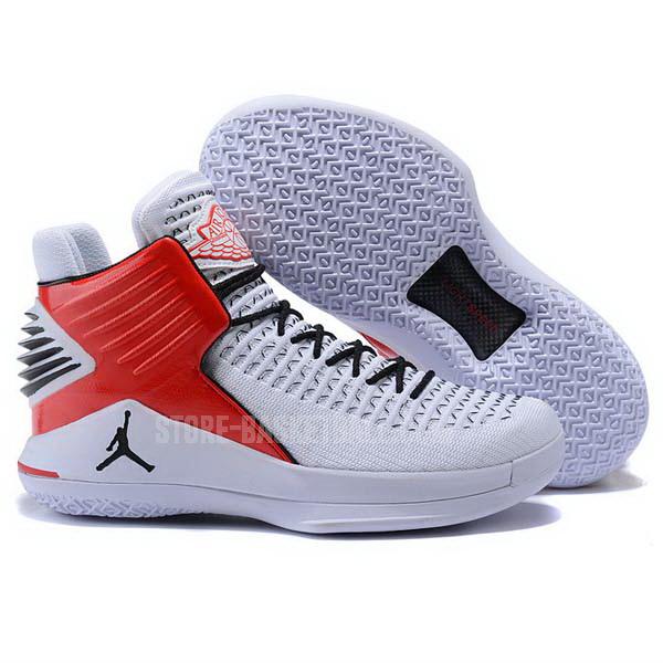 bkt132 white xxxii 32 men's air jordan basketball shoes
