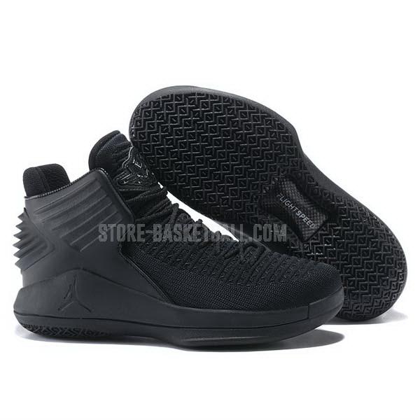 bkt137 black xxxii 32 men's air jordan basketball shoes