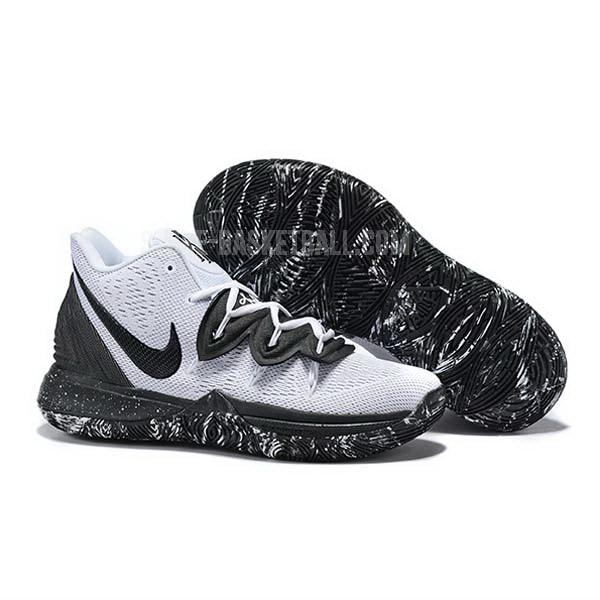 bkt1438 white kyrie 5 men's nike basketball shoes