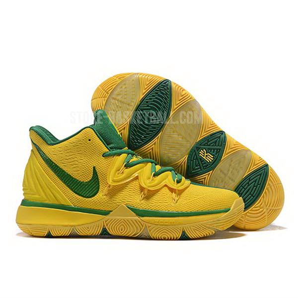 bkt1461 yellow kyrie 5 men's nike basketball shoes