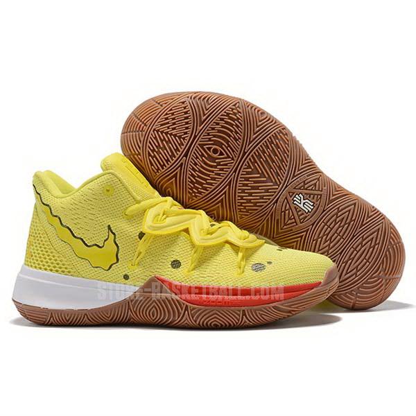 bkt1462 yellow kyrie 5 men's nike basketball shoes