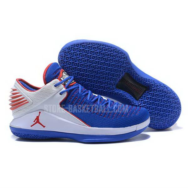 bkt149 blue xxxii 32 low men's air jordan basketball shoes