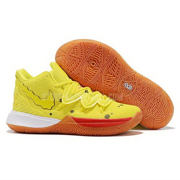 bkt1504 yellow kyrie 5 men's nike basketball shoes