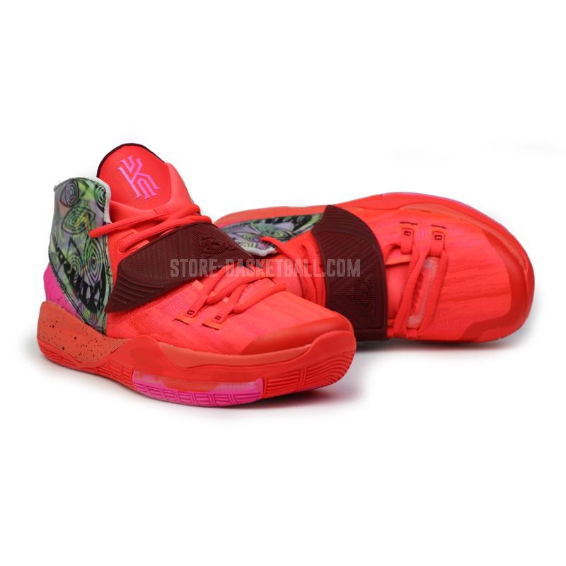 bkt1557 red kyrie 6 men's nike basketball shoes