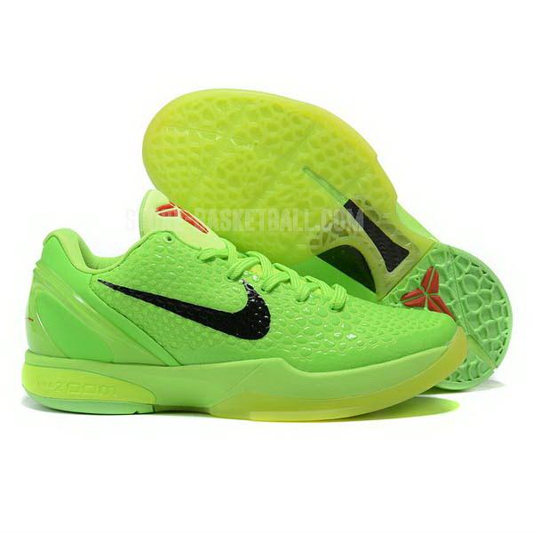 bkt1648 green zoom kobe vi 6 men's nike basketball shoes
