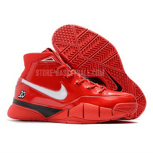 bkt1691 red zoom kobe 1 protro zk1 men's nike basketball shoes