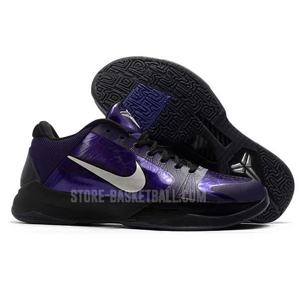 bkt1715 purple zoom kobe v 5 men's nike basketball shoes