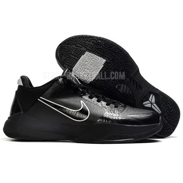 bkt1724 black zoom kobe v 5 men's nike basketball shoes