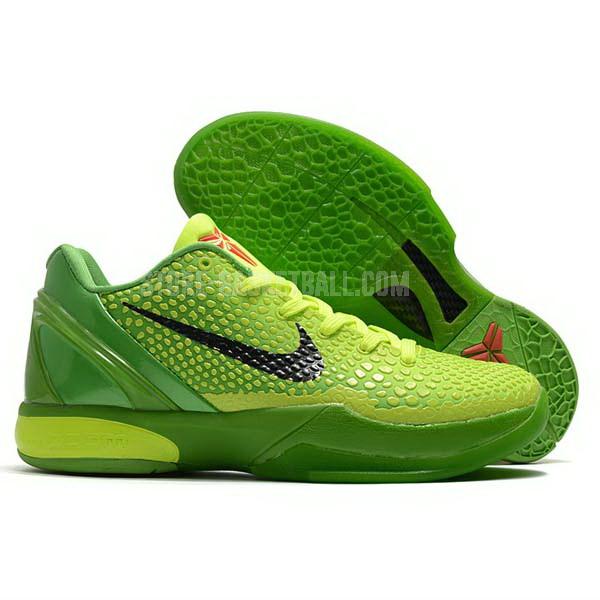 bkt1741 green zoom kobe vi 6 men's nike basketball shoes