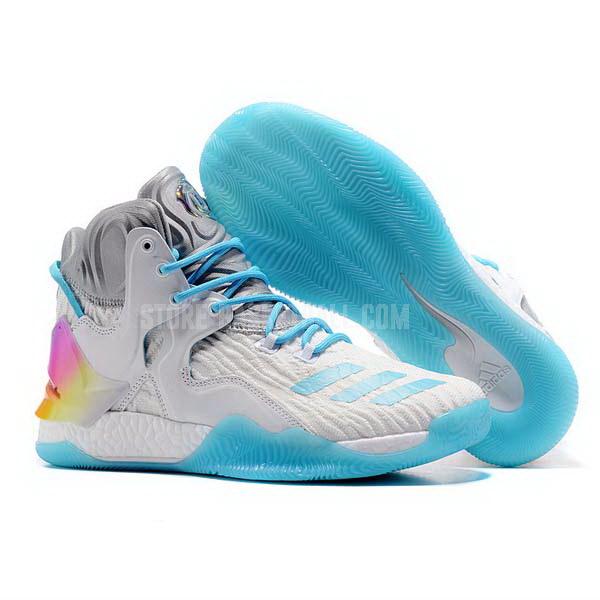 bkt1767 white d rose 7 men's adidas basketball shoes