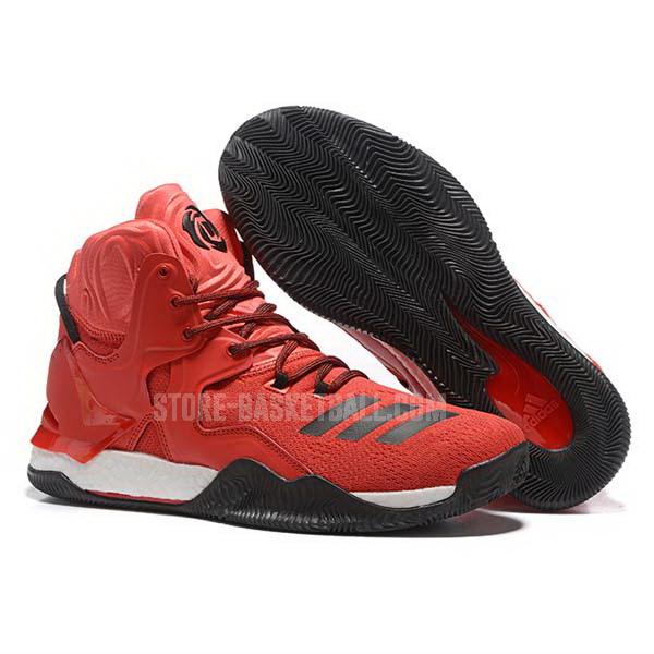 bkt1769 red d rose 7 men's adidas basketball shoes