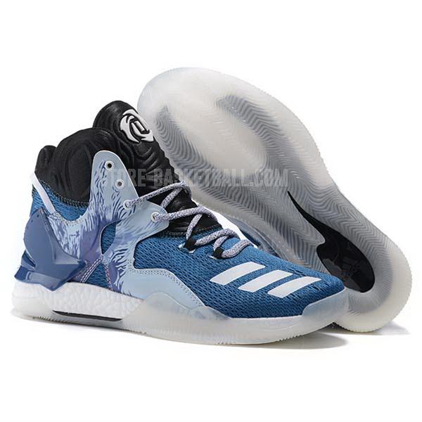 bkt1771 blue d rose 7 men's adidas basketball shoes
