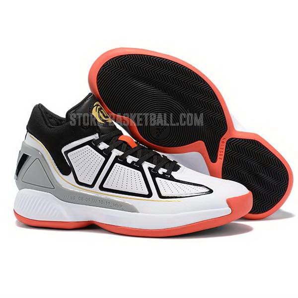 bkt1783 white d rose 10 men's adidas basketball shoes