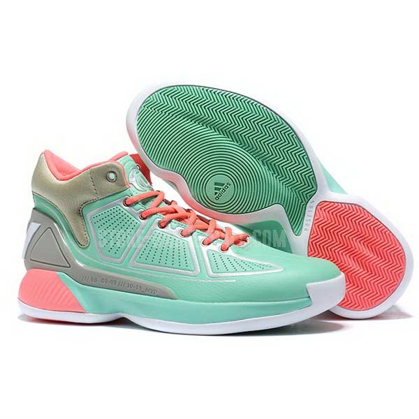bkt1786 green d rose 10 men's adidas basketball shoes