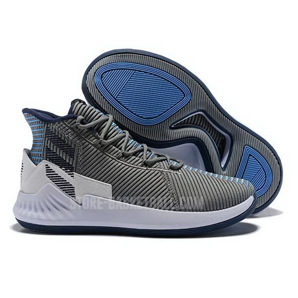 bkt1796 grey d rose 9 men's adidas basketball shoes