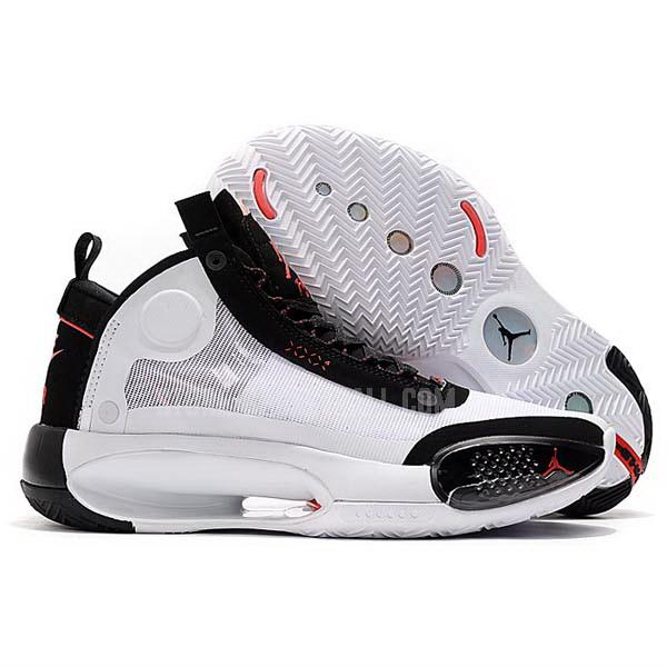 bkt179 white xxxiv 34 men's air jordan basketball shoes