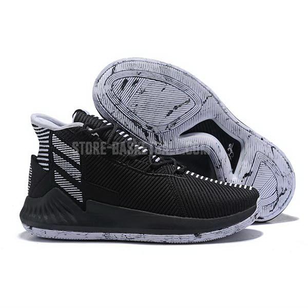 bkt1807 black d rose 9 men's adidas basketball shoes