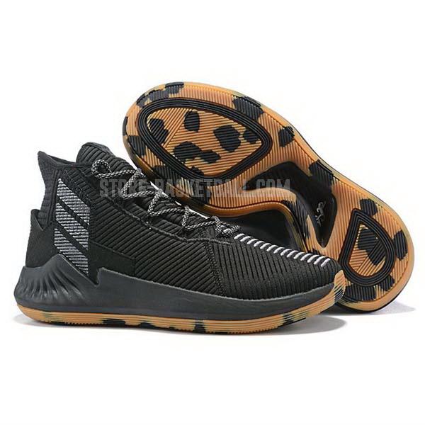 bkt1808 black d rose 9 men's adidas basketball shoes