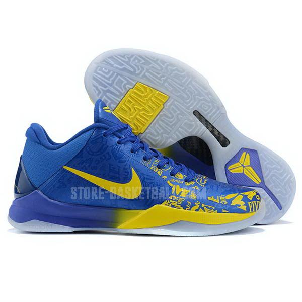 bkt1813 blue zoom kobe v 5 men's nike basketball shoes