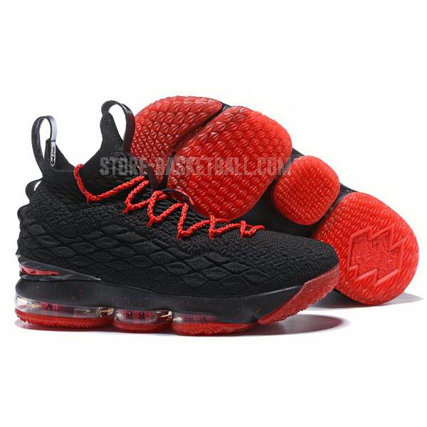 bkt1867 black lebron 15 men's nike basketball shoes