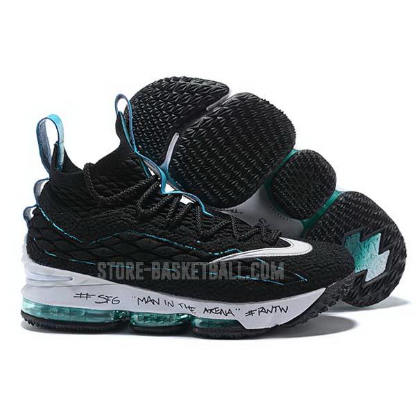 bkt1877 black lebron 15 men's nike basketball shoes