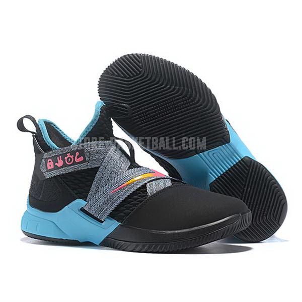 bkt1896 black lebron soldier 12 men's nike basketball shoes