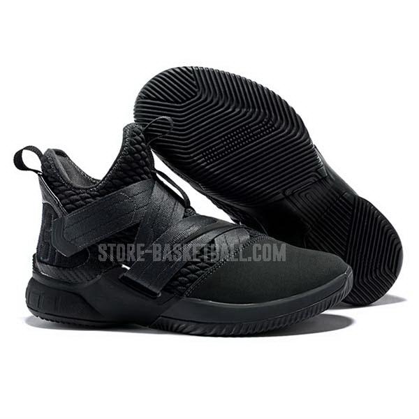 bkt1898 black lebron soldier 12 men's nike basketball shoes