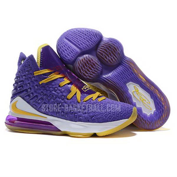 bkt1943 purple lebron 17 men's nike basketball shoes