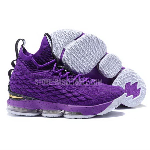 bkt2022 purple lebron 15 men's nike basketball shoes