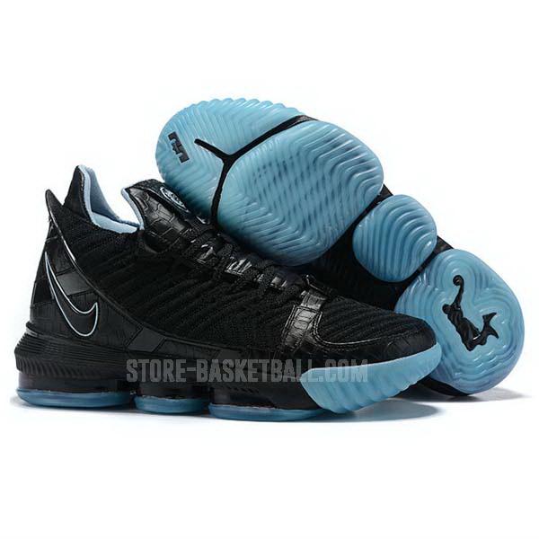 bkt2074 black lebron 16 men's nike basketball shoes