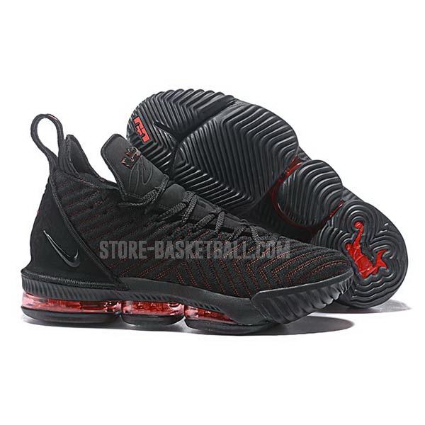 bkt2076 black lebron 16 men's nike basketball shoes